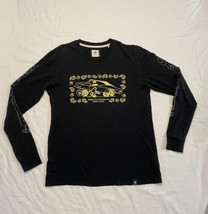 Adidas Skateboarding Gonz x Snoop Dogg Long Sleeve Tshirt Black Gold Men... - £9.16 GBP