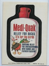 Medi Quak 1974 Wacky Packages Series 7 spoof of Medi Quik Pain Relief - $4.99