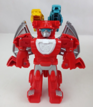 Playskool Heroes Transformers Rescue Bots Heatwave The Fire-Bot Dragon 5.5&quot; - $11.63