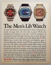1972 Print Ad Bulova Men&#39;s Wrist Watches Versions 1, 2, &amp; 3 Men&#39;s Lib Watch - $11.68