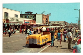 Wildwood Boardwalk Sightseer Tram Ride New Jersey NJ Freeman UNP Postcard c1970s - £7.82 GBP