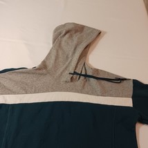 BCG Men's Green & Gray Pullover Long Sleeve Hoodie Sweatshirt Pockets Size XL  image 4