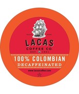 Lacas Coffee Single Cups, 24 Count (100% Colombian Decaf) - $31.00