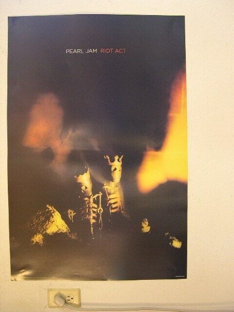 Pearl Jam Poster Riot Act Skeletons Commercial - $35.74