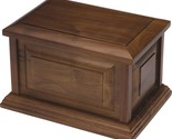 Large/Adult 230 Cubic Inches Walnut Wood Cremation Urn for Ashes - $229.99