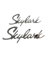 OEM 1975-79 Skylark Quarter Panel Script PAIR / Rear 1/4 Emblem Side Fen... - $63.04