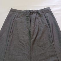 Southern Lady A-Line Women's Gray Skirt Rear Zipper Size 16 Measured Waist 17 image 9