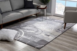 8' X 10' Gray Abstract Power Loom Area Rug - $818.49