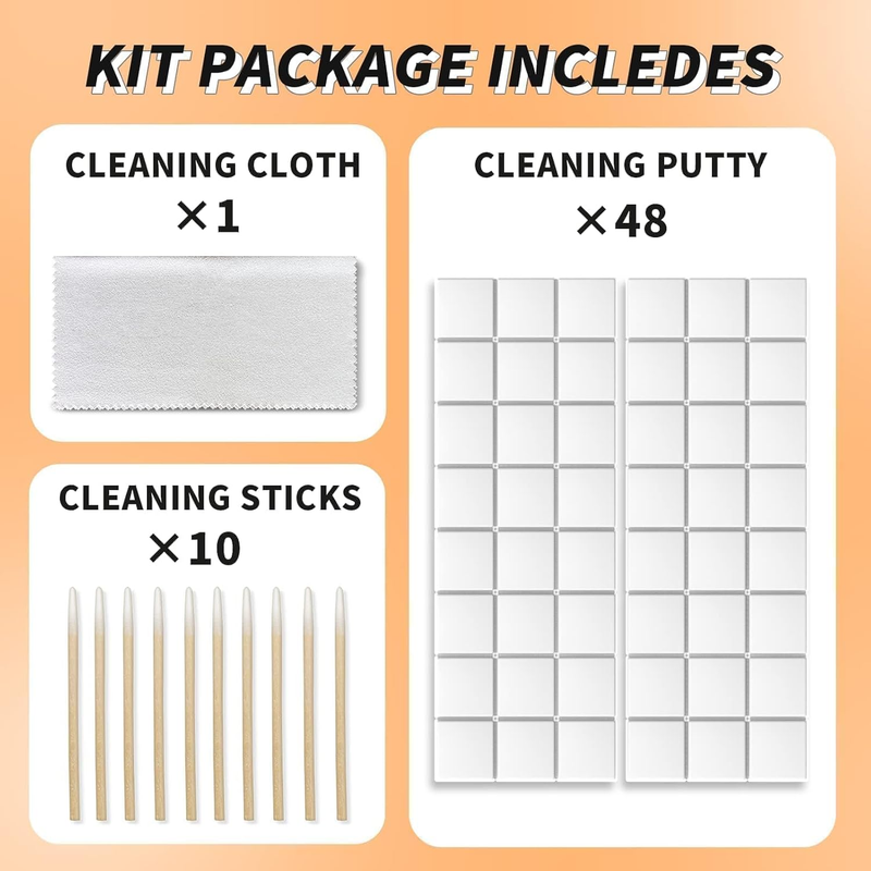 Cleaning Putty for Airpods, Phone Cleaning Kit, Remove Ear Wax&Dirt&Gunk from De Item image 3