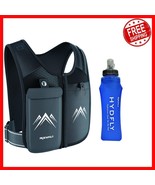 500ml Reflective Hydration Vest with Multiple Pockets for Active Lifestyles - $62.60 CAD