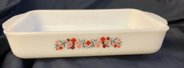 Vintage Fire-King  Primrose Casserole Dish Loaf Pan 1 1/2 Qt 410 - £11.47 GBP