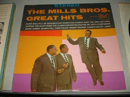 The Mills Brothers Great Hits (LP, 1959) VG+/VG, Tested - £3.10 GBP