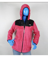 The North Face Monkey Fleece Pink Zip Up Hoodie Jacket Youth Girls XL 14... - $40.60 CAD