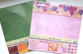 Miss Elizabeth&#39;s Background Basics &amp; Layout Pages Lot of 2 -Ten 12 x 12 ... - £4.79 GBP