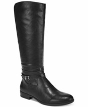 Style &amp; Co Black &quot;Keppur&quot; Knee High Flat Riding Boots sz 7.5M - £33.56 GBP