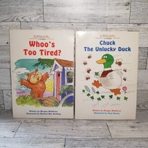Whoo&#39;s Too Tired &amp; Chuck Unlucky Duck Morgan Matthews  Fiddlesticks Troll Books - £5.75 GBP