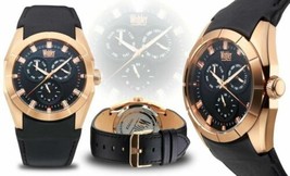 NEW Wohler 1292M Mens Holz Series Multi-Function Rose Gold Case Day &amp; Date Watch - £41.10 GBP