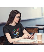 Teacher Shirt Women, Gift for Educator, Teacher Life Shirt, Educator T-s... - $25.15+