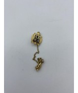 VTG ABWA 2 Piece Pin With Chain &amp; Hand American Business Women&#39;s Associa... - $14.99