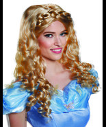 Disney Disguise Women&#39;s Cinderella Movie Adult Costume Wig, Blonde, One ... - $81.29