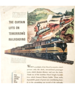1944 GM Diesel Power Train Advertisement WW2 Era Rio Grande Railroad DWP7A - $551.07 MXN
