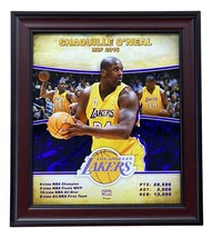 Shaquille O&#39;Neal Eingerahmt 12x14 Los Angeles Lakers Foto - £69.76 GBP