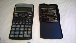 SHARP EL-531W Scientific Calculator Advanced D.A.L. with case/cover - $88.60