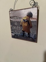 Spring is on its way Sign wall hanger sign image 3
