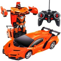 Remote Control Car, Transformation Car Robot Rc Cars For Kids Boys Gi... - £31.96 GBP
