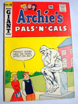 Archie&#39;s Pals &#39;n&#39; Gals #26 1963 Archie Comics Good Veronica in Mini-Skirt Pin-Up - £8.00 GBP