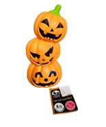 Halloween LED Lights Motion Activated Pumpkins Makes Sounds 9 Inches - $17.13 CAD