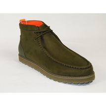 Men's TAYNO Wallabee Style Chukka Boots Soft Micro Suede MOJAVE S Olive image 2