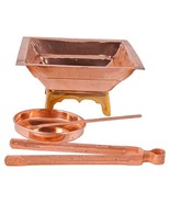 Pure Copper Hawan Kund Set Agnihotra Kit Havan Set | Chimtha | Achmani |... - €72,29 EUR