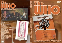 The Who Live in Tanglewood 1970 Rare 2CDs/DVD Soundboard/ Proshot/Menu/Trac - £19.98 GBP