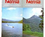 Knoxville Tennessee Brochure Great Smoky Mountains National Park 1950&#39;s - $14.83