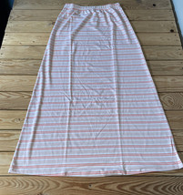 DE collection NWT $32.99 Women’s happy day Maxi skirt size S pink stripe H3 - £10.17 GBP