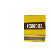 Vintage Matchbook Ponderosa Steakhouse Restaurant Front Strike Advertising - $252.67 MXN