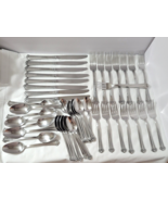 Lot 45 Pcs ONEIDA 18/10 Stainless Flatware BALTIMORE Svc 7 + Forks Spoon... - £148.35 GBP