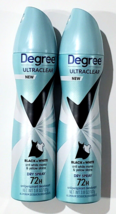 2 Pack Degree Ultra Clear Black White Anti White Mark Yellow Stain Deodo... - £23.59 GBP