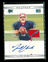 2007 Topps Performance Rookie Relic Auto Trent Edwards #101 Auto Buffalo Bills - $9.89