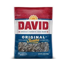 David Roasted And Salted Original Jumbo Sunflower Seeds 525 Oz - £6.31 GBP