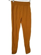 Cable knit Pumpkin Spice leggings L / XL by cotton candy - $208.13 MXN