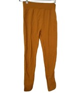 Cable knit Pumpkin Spice leggings L / XL by cotton candy - $206.21 MXN