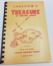 Treasure of Personal Recipes Lakeview Methodist Church Lakeview, TX 1956 - £19.37 GBP