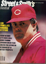 1991 Street &amp; Smith&#39;s Baseball Magazine Lou Piniella Cincinnati Reds Issue - $4.94