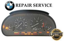 REPAIR SERVICE for BMW INSTRUMENT SPEEDOMETER CLUSTER E38 740 E39 525 53... - $128.65