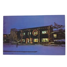 Postcard Wilson Lodge Oglebay Wheeling West Virginia Festival Of Lights Chrome - $6.92