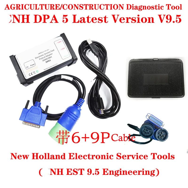  Diagnostic Tool For CNH DPA5 New Hol Electronic Service EST 9.5 Engineering AGR - £306.85 GBP