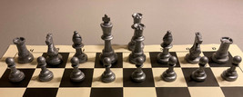 Basic Club 17 Piece Half Chess Set Silver 2 Queens - £12.46 GBP