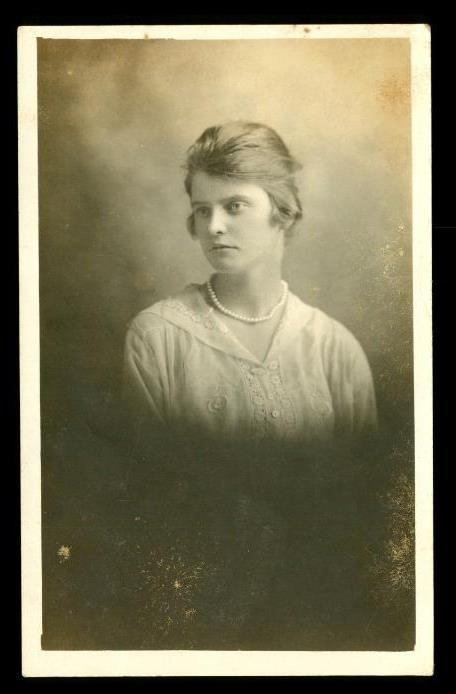 Vintage RPPC Real Photo Postcard Family Genealogy Sanford Maine Gertrude... - $12.86